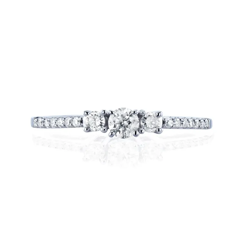 0.25 Carat Natural Diamond Sylvie Ring