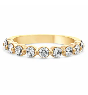 1 ct. tw. Shared Prong Band in 14K Yellow Gold