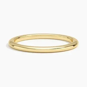 14K Yellow Gold 1.5mm Comfort Fit Wedding Ring