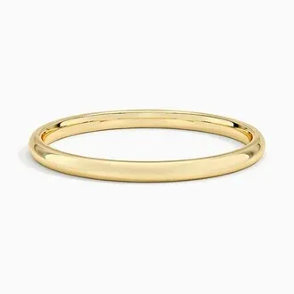 14K Yellow Gold 1.5mm Slim Profile Wedding Ring