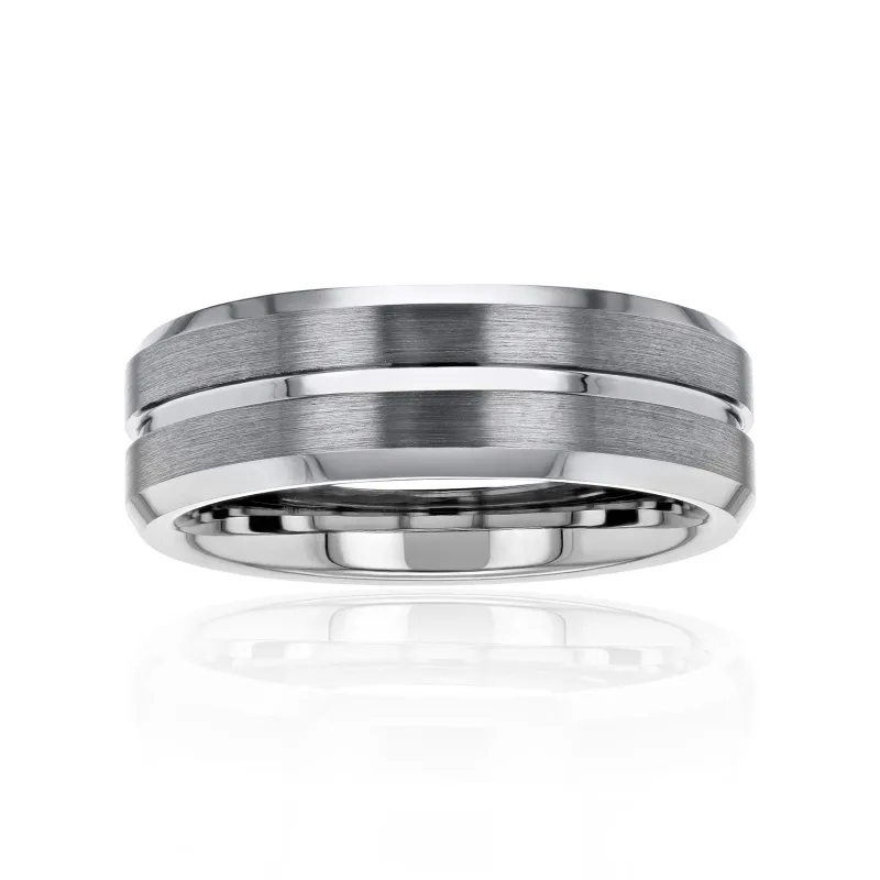 7mm Grooved Felix Ring
