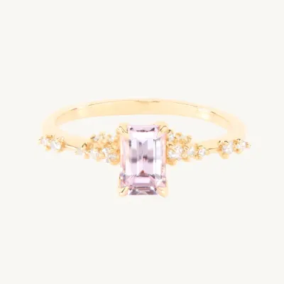 Daphne Pink Sapphire Solitaire Ring