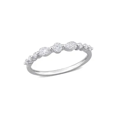 Moissanite Band in Sterling Silver (2/5 ct. dew)
