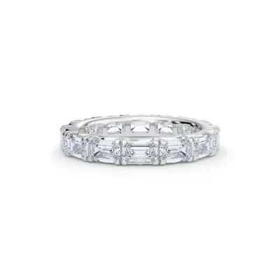 Signature Collection Emerald-Cut Diamond Eternity Band in 14K White Gold (3 7/8 ct. tw.)