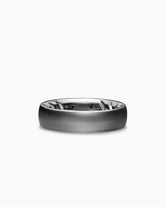 Streamline®  Band Ring in Anthracite Titanium, 6.2mm $425
